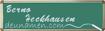 Berno Heckhausen Visitenkarte